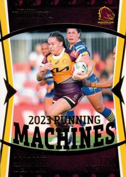 2024 NRL Traders Titanium - Running Machines #RM18 Mariah Denman Front